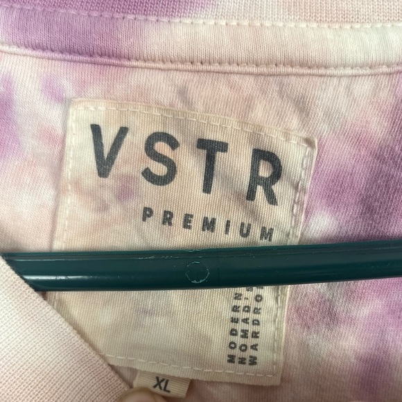 VSTR Premium purple and pink tie dye tshirt with smiley face good vibes size xl - Picture 2 of 4